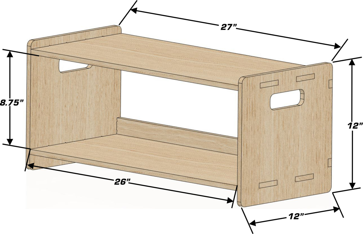 Benny- Toddler Shoe Bench, photo 7 of 8