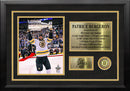 Patrice Bergeron Stanley Cup Boston Bruins 8x10 Framed Photo with Engraved Autograph & Career Stats by Dynasty Sports & Framing