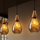 Besnier Rippled Glass Pendant Light
