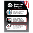 3000 Watt Inverter Generator Super Quiet Portable Gas Power Professional Use by Tomahawk Power