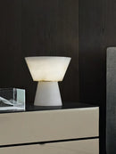 Conical Beta Alabaster Table Lamp