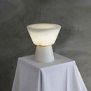 Conical Beta Alabaster Table Lamp
