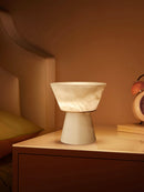 Conical Beta Alabaster Table Lamp