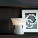 Conical Beta Alabaster Table Lamp