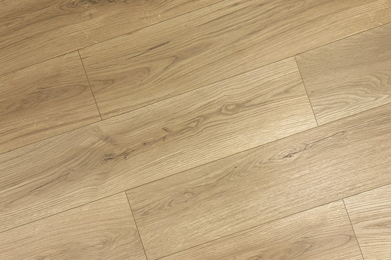 Bethany Natural Embossed Matte 9.37"x60" Waterproof Laminate Flooring 12mm - Greek