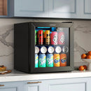Beverage Refrigerator Cooler 1.3 Cu. Ft. 12 Bottles 55 Cans Mini Fridge-Black by LJGDeals