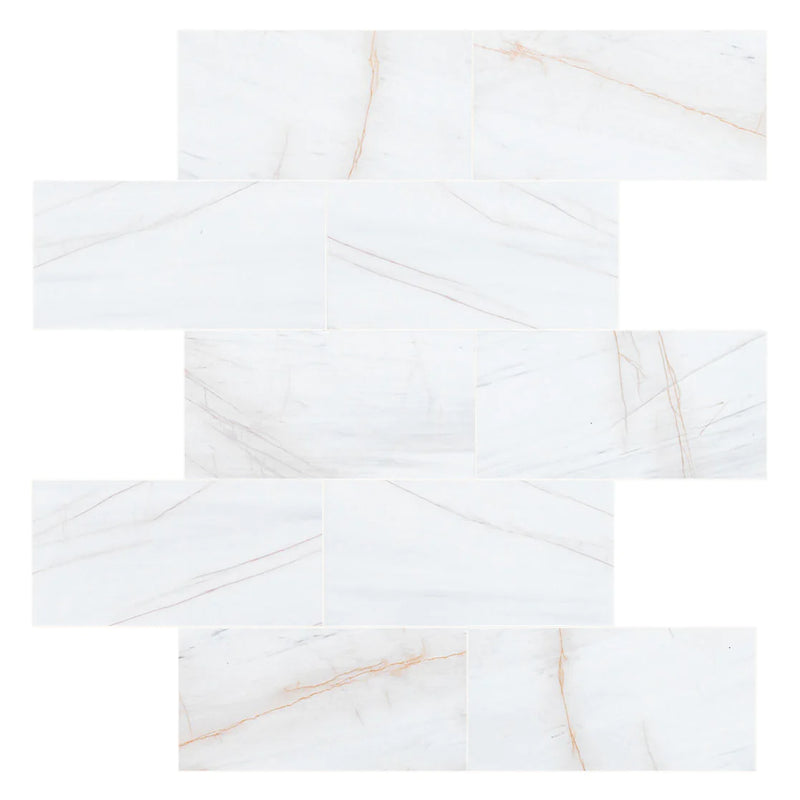 Bianco Dolomite Golden Spider Polished Floor and Wall Tile