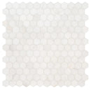 MSI Bianco Dolomite 2" Hexagon Marble Mosaic Tile 11.75"x12"