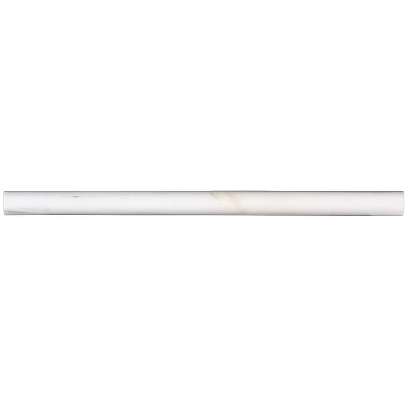 MSI Bianco Dolomite Pencil Marble Molding 3/4"x12"