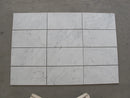 Bianco Carrara"C" Marble 4 3/4 x 12 Baseboard Honed Tile