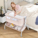 3-in-1 Baby Bassinet with Double-Lock Design and Adjustable Heights by LJGDeals
