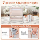 3-in-1 Baby Bassinet with Double-Lock Design and Adjustable Heights by LJGDeals