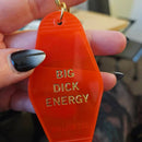 Big Dick Energy Motel Style Keychain in Red