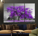 Big Purple Tree Wall Art Canvas Print by MyGreatCanvas | Canvas Wall Art Prints | Photo Prints & Wall Decor