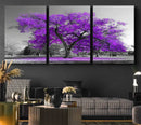 Big Purple Tree Wall Art Canvas Print by MyGreatCanvas | Canvas Wall Art Prints | Photo Prints & Wall Decor