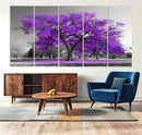 Big Purple Tree Wall Art Canvas Print by MyGreatCanvas | Canvas Wall Art Prints | Photo Prints & Wall Decor