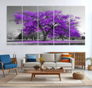 Big Purple Tree Wall Art Canvas Print by MyGreatCanvas | Canvas Wall Art Prints | Photo Prints & Wall Decor
