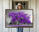 Big Purple Tree Wall Art Canvas Print by MyGreatCanvas | Canvas Wall Art Prints | Photo Prints & Wall Decor
