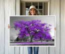 Big Purple Tree Wall Art Canvas Print by MyGreatCanvas | Canvas Wall Art Prints | Photo Prints & Wall Decor