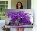 Big Purple Tree Wall Art Canvas Print by MyGreatCanvas | Canvas Wall Art Prints | Photo Prints & Wall Decor