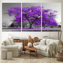 Big Purple Tree Wall Art Canvas Print by MyGreatCanvas | Canvas Wall Art Prints | Photo Prints & Wall Decor