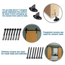 Big Spoke Wheel Roller Sliding Barn Door Hardware Kit (No Door)
