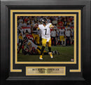 Ben Roethlisberger Blackout Action Pittsburgh Steelers 8" x 10" Framed Football Photo by Dynasty Sports & Framing