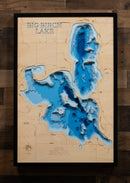Big Birch Lake in Todd County, Minnesota by Horn Dog Maps
