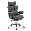Big and Tall Executive Office Desk Chair with Footrest by LJGDeals