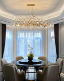 Tree Branch Bijou Crystal Drop Chandelier