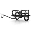 Bike Cargo Trailer Heavy-Duty Bicycle Wagon Cart with Universal Hitch-Black by LJGDeals