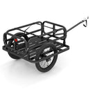 Bike Cargo Trailer Heavy-Duty Bicycle Wagon Cart with Universal Hitch-Black by LJGDeals