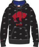 Buffalo Bills Mitchell & Ness All Over Print Fleece Hoodie by Dynasty Sports & Framing