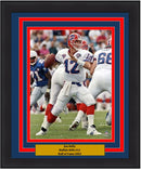 Jim Kelly v. New England Buffalo Bills 8" x 10" Framed Football Photo by Dynasty Sports & Framing
