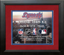NBA Basketball Photo Picture Frame Kit - Los Angeles Clippers (Red Matting, Blue Trim) by Dynasty Sports & Framing