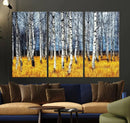 Birch Trees Wall Art Print, Wall Art Landscape Canvas Print by MyGreatCanvas | Canvas Wall Art Prints | Photo Prints & Wall Decor