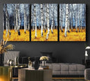 Birch Trees Wall Art Print, Wall Art Landscape Canvas Print by MyGreatCanvas | Canvas Wall Art Prints | Photo Prints & Wall Decor