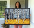 Birch Trees Wall Art Print, Wall Art Landscape Canvas Print by MyGreatCanvas | Canvas Wall Art Prints | Photo Prints & Wall Decor