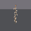 Bird Glass Tree Branch Long Staircase Chandelier