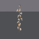 Bird Glass Tree Branch Long Staircase Chandelier