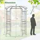 Birdcage Shape Gazebo for Climbing Plants and Wedding Ceremony Decoration by LJGDeals