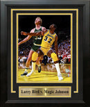 Larry Bird v. Magic Johnson 8" x 10" Framed Basketball Photo by Dynasty Sports & Framing