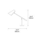 Birdy Table Lamp 23.6"