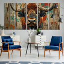 Bison Canvas Wall Art, American Buffalo Print Canvas