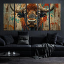 Bison Canvas Wall Art, American Buffalo Print Canvas