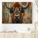 Bison Canvas Wall Art, American Buffalo Print Canvas