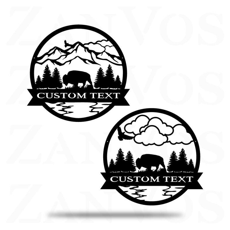 Bison Outdoor Monogram