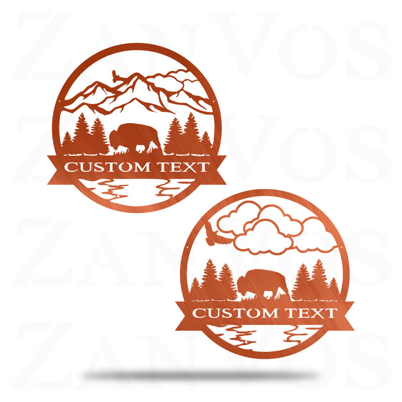 Bison Outdoor Monogram
