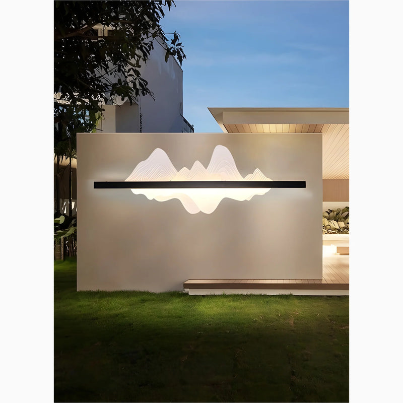 Black Aluminum Outdoor Waterproof Original Design LED Wall lamp For Garden