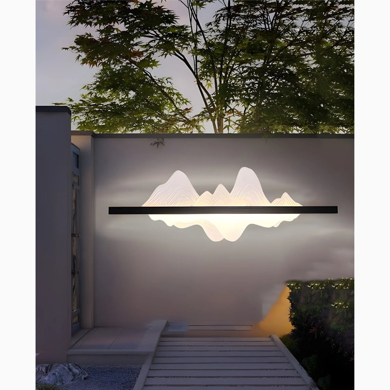 Black Aluminum Outdoor Waterproof Original Design LED Wall lamp For Garden